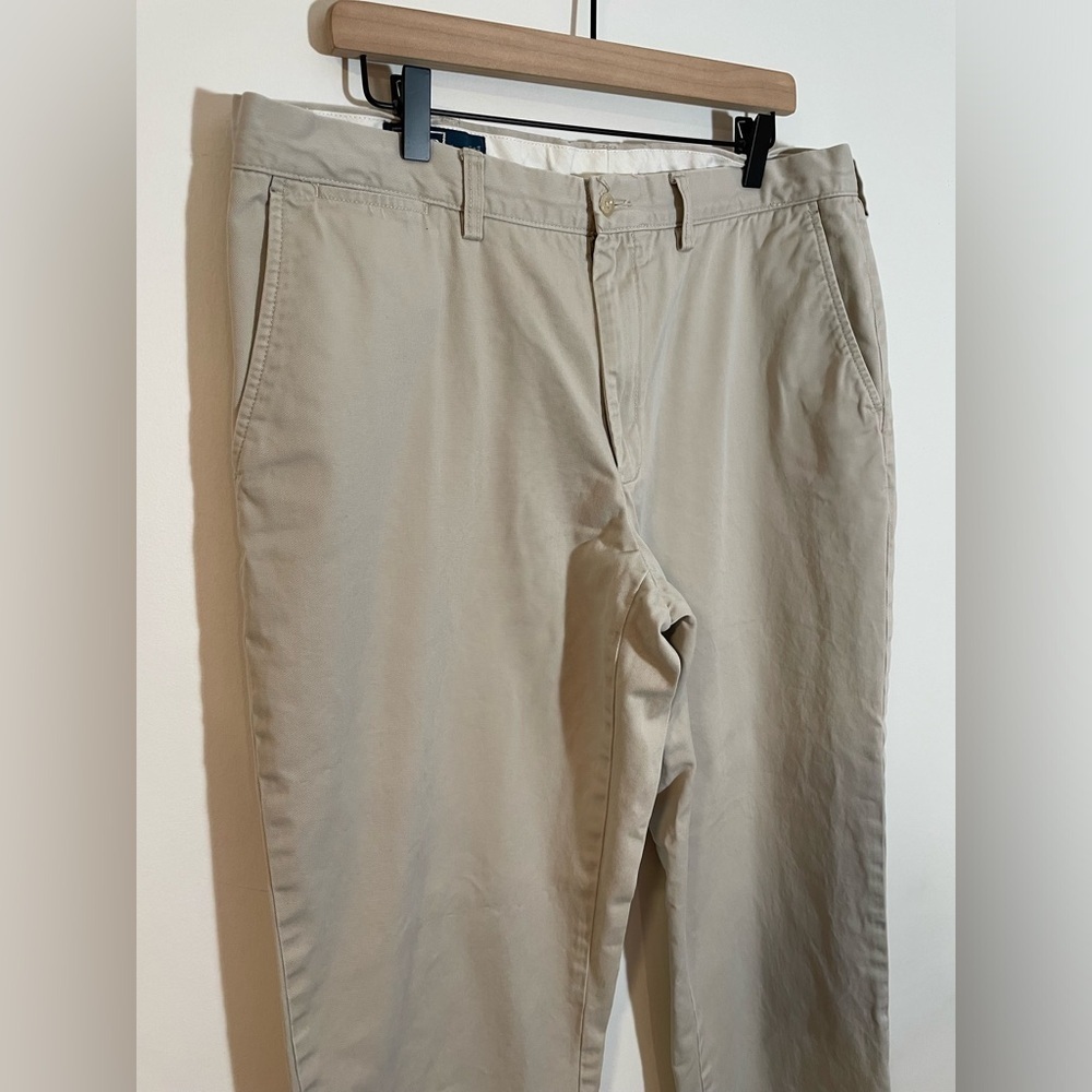 Vintage Polo Ralph Lauren Preston Pant Men’s 38x30 Tan Khaki Preppy Chino - Picture 11 of 11